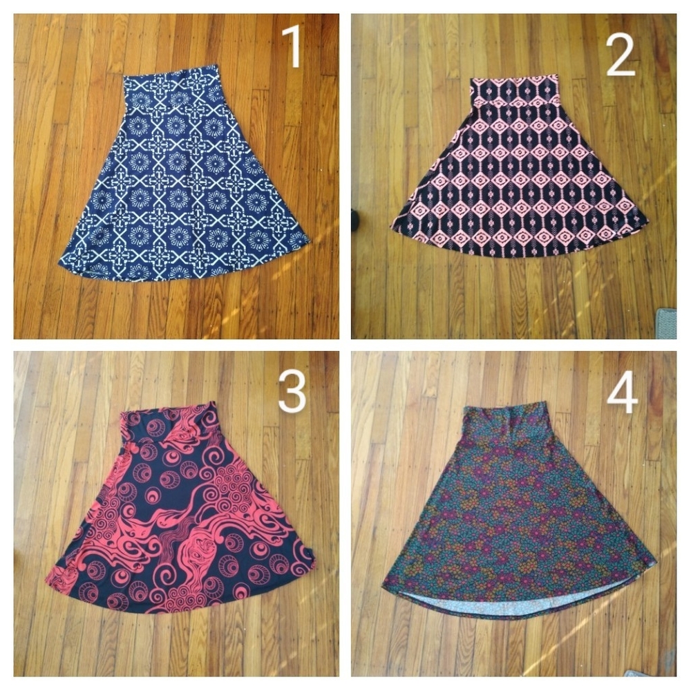 4 Lularoe Skirts